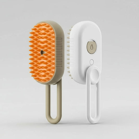 Brosse de Toilettage à Vapeur 3-en-1 : La Révolution du Toilettage à Domicile pour Votre Chat et Chien