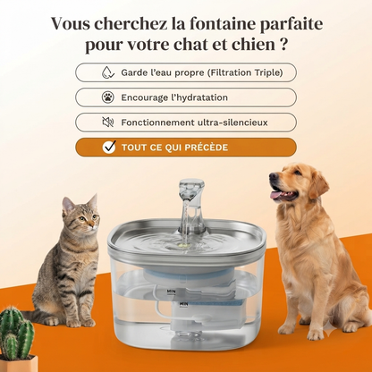 Fontaine à Eau Automatique pour Chat et Chien